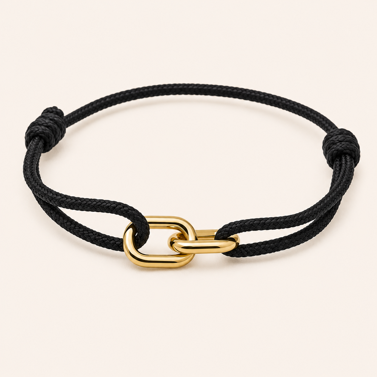 Atlas Cord Bracelet — Adjustable Minimalist Link Bracelet