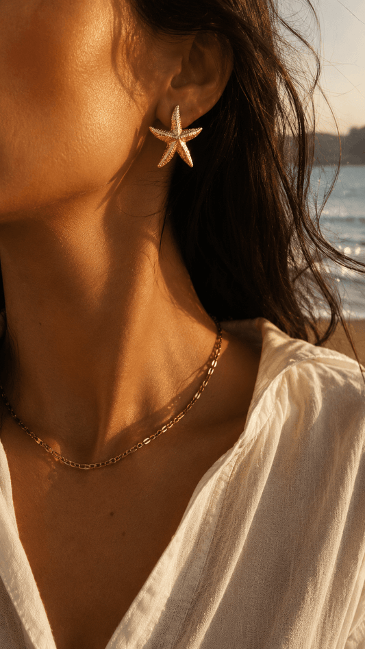 Serene Starfish Earrings