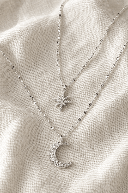 Astral Moon Layered Necklace