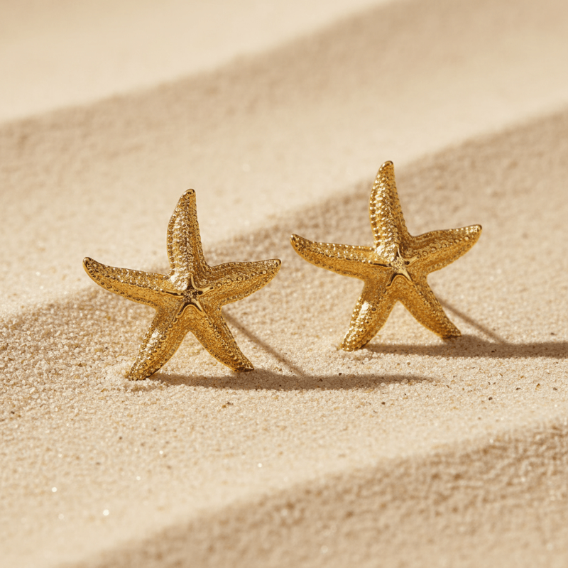 Serene Starfish Earrings