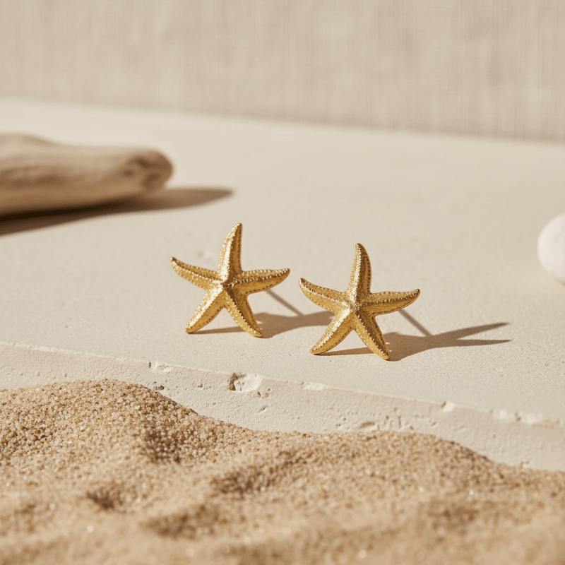 Serene Starfish Earrings